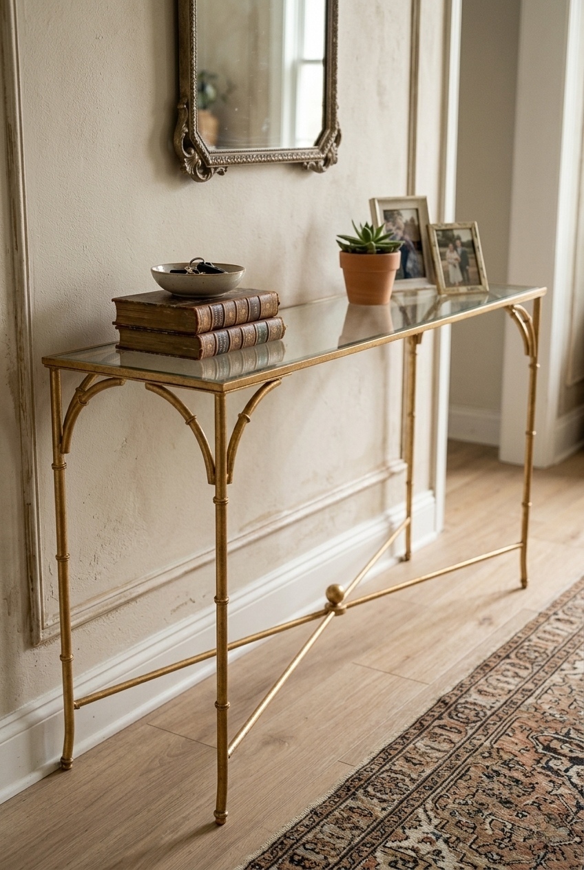 Curating Harmony With A 63 Inch Wood Console Table