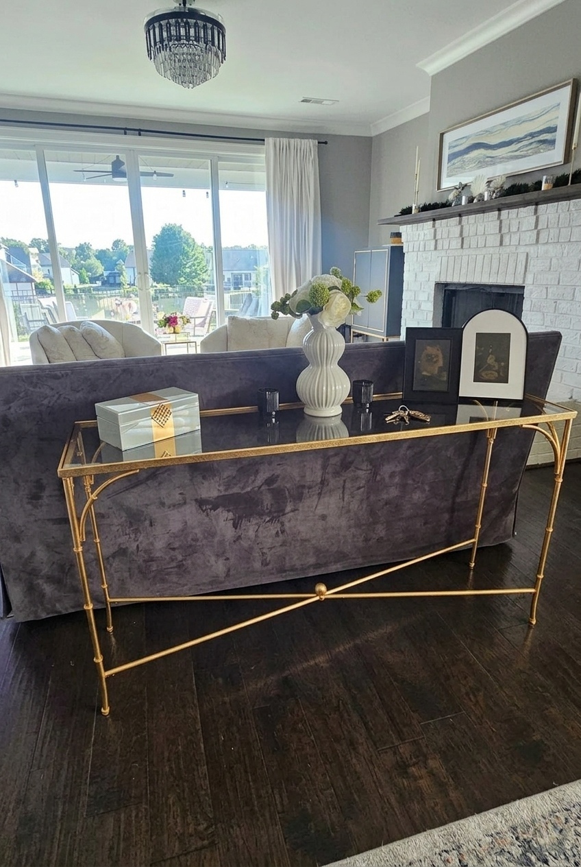Curating Harmony With A 63 Inch Wood Console Table