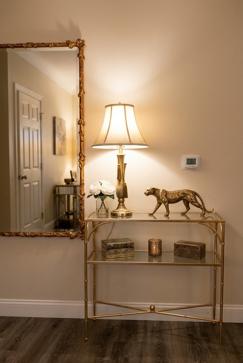 Curating Harmony With A 63 Inch Wood Console Table