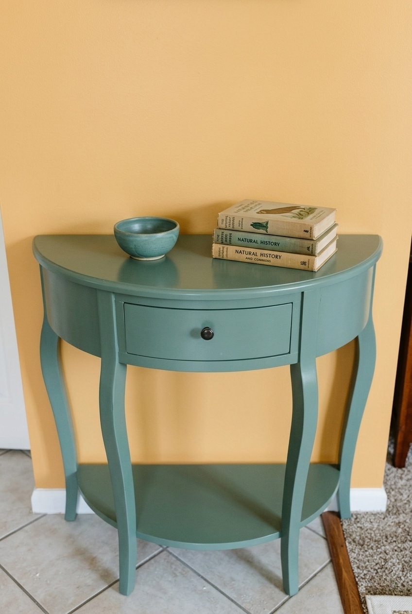 Curating the First Impression with a Solid Wood Entryway Console Table