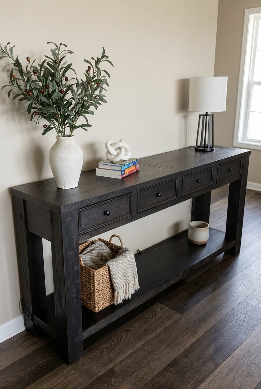 The Art of the Linear Vignette: Long 64 Inch Console Table Ideas for the Curated Home
