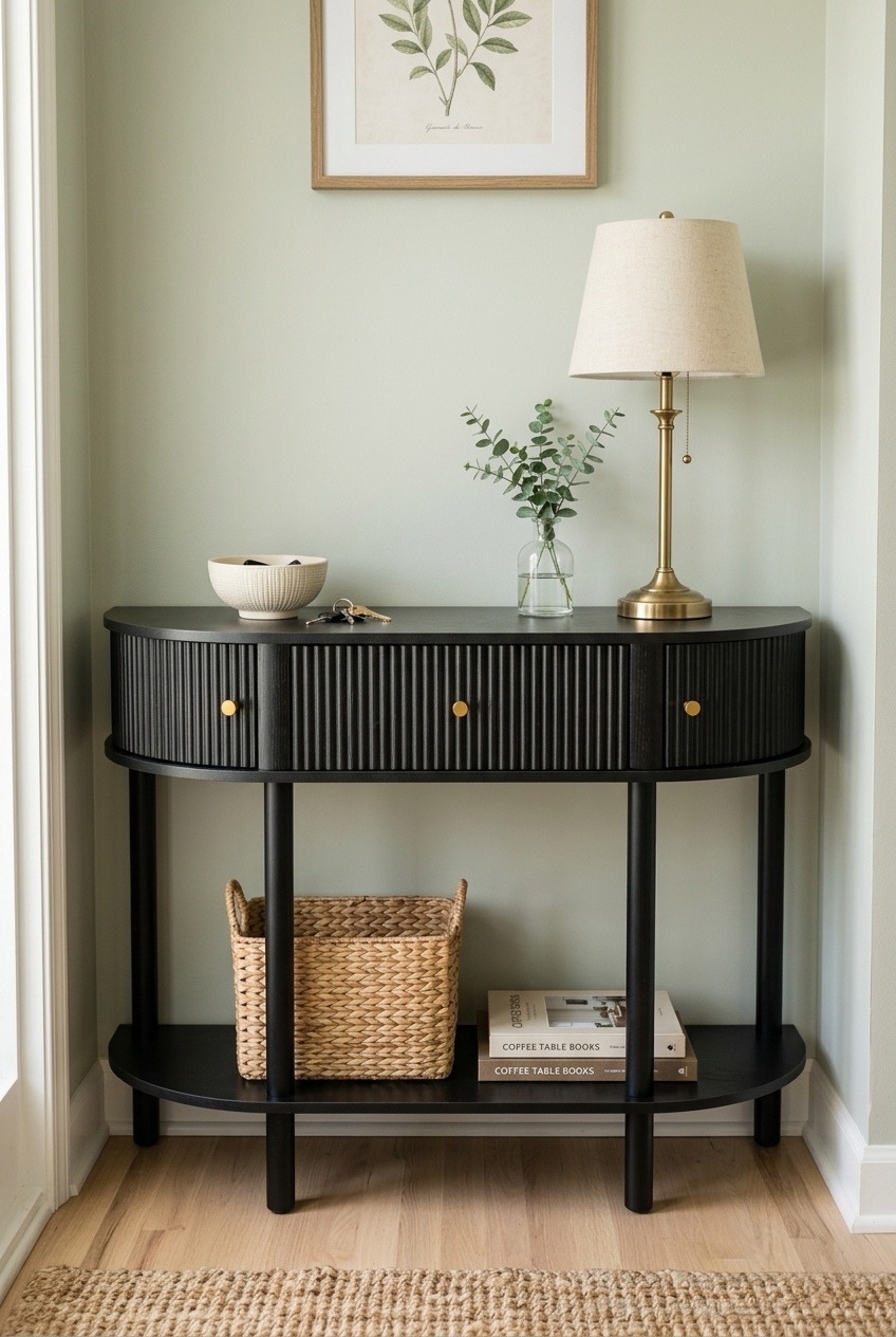How to Style the Farmhouse Half Moon Entryway Table: Design Tips & Palette Ideas
