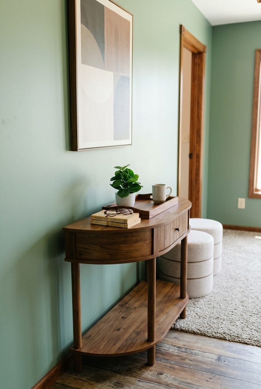 How to Style the Farmhouse Half Moon Entryway Table: Design Tips & Palette Ideas