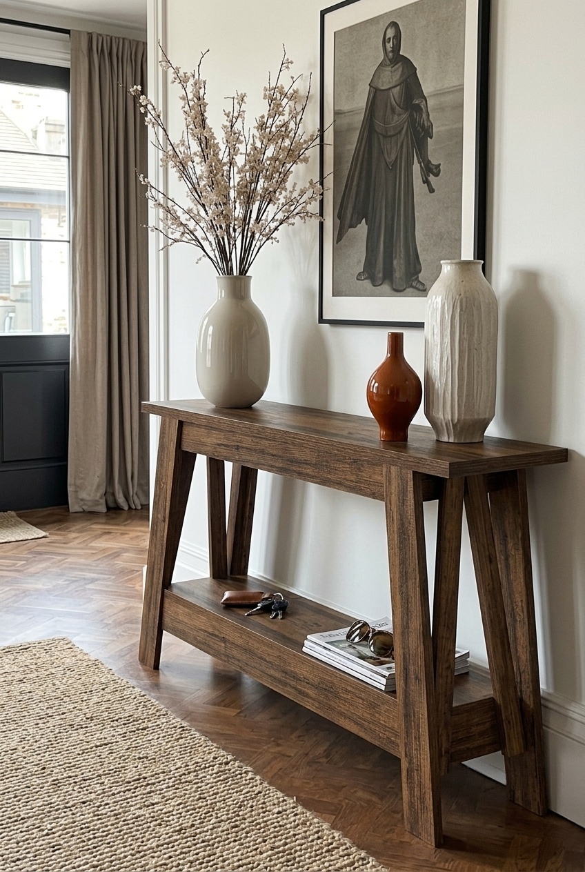 Curating an Inviting Foyer with Timeless Rustic Warmth