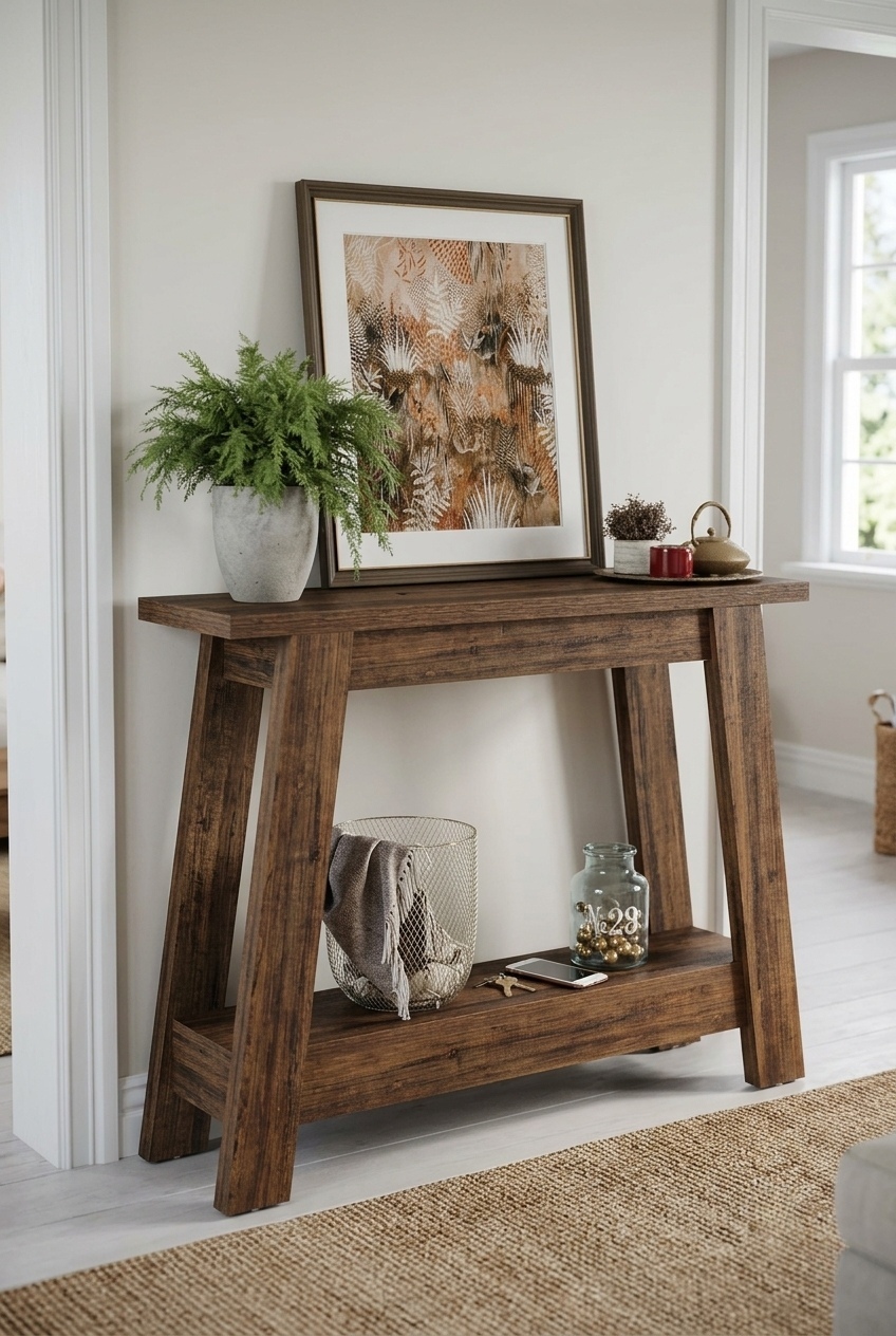 Curating an Inviting Foyer with Timeless Rustic Warmth