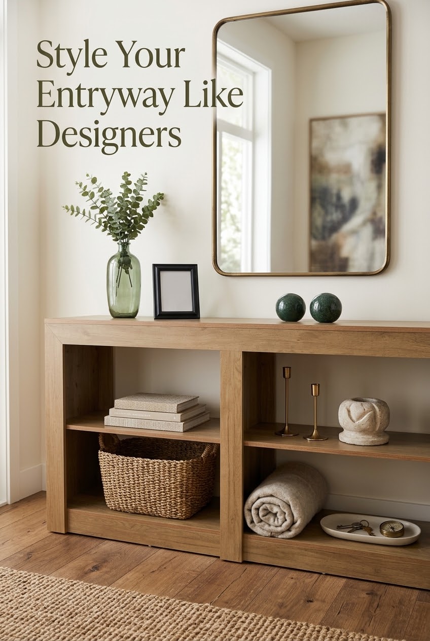 The Art of the Arrival: How to Style an Entryway Console Like an Interior Designer
