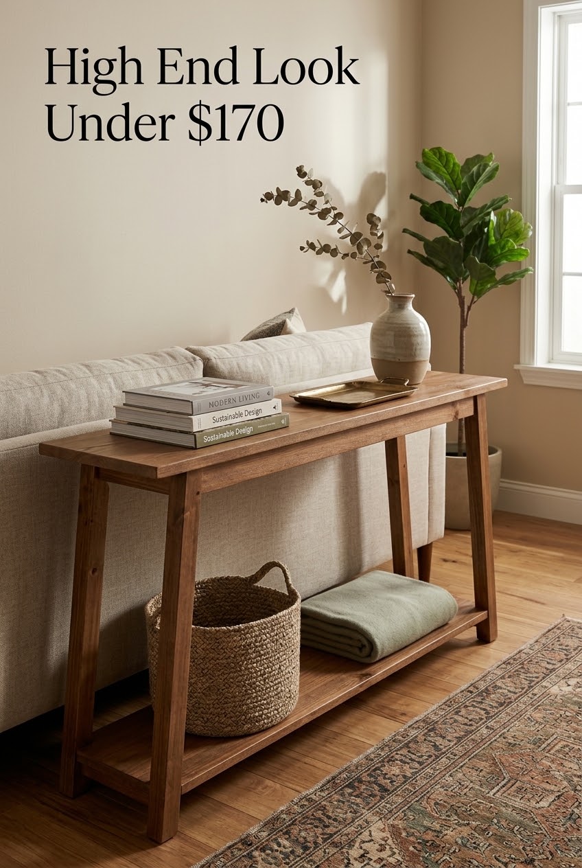 Consol Table Decor: How to Style Two-Tier Shelves Like a Pro