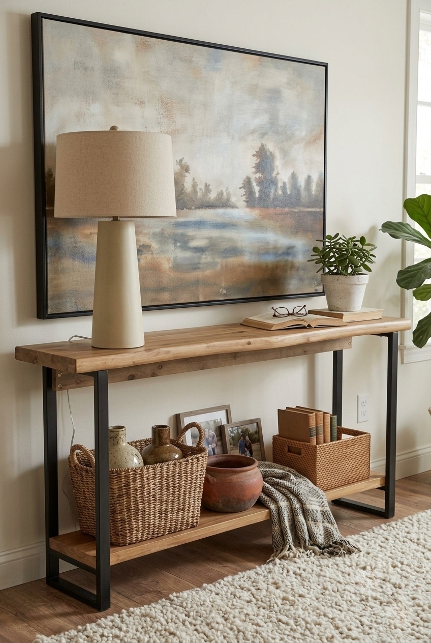 Curating Warmth: How to Style the Modern Rustic Entryway