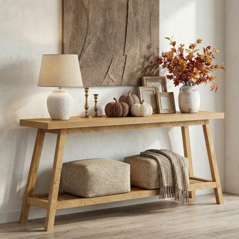 Proportion and Presence: Styling an Extended Foyer Entryway