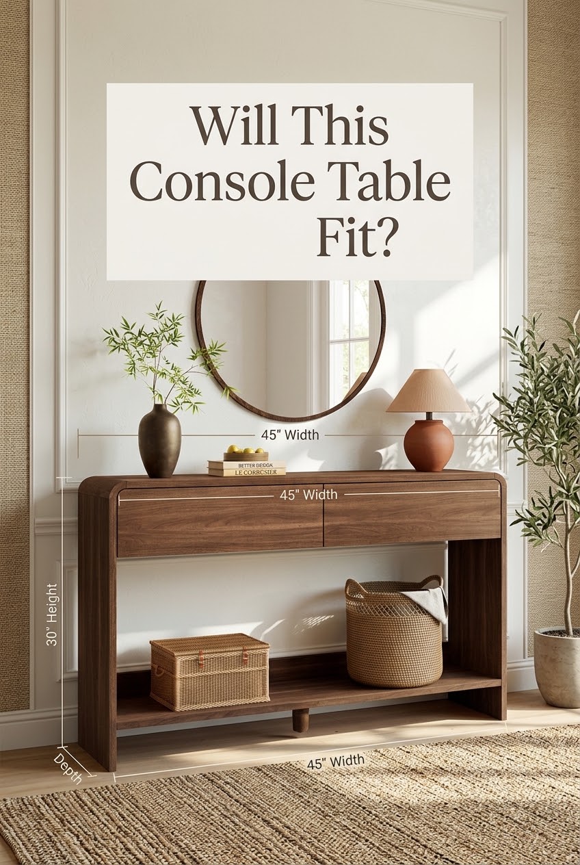 How to Style a Modern Console Table: Warm Minimalist Entryway Ideas